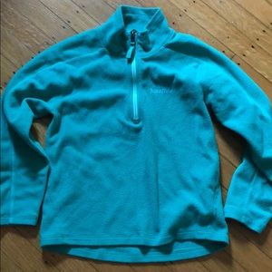 Marmot fleece pullover sz M/7-8 teal VGUC